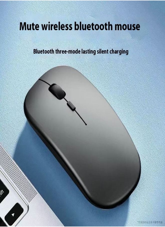 Premium Wireless Bluetooth Rechargeable Silent Mouse - Perfect for Laptops, Notebooks, Tablets & Business Use - Compatible with Dell, HP, Lenovo