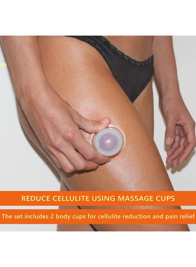 DoSensePro Facial Cupping Set for Face, Neck, and Body + Konjac Sponge - Silicone Face Cupping Set for Massage Therapy - Rejuvenating Facial Cups for Skin Care, Wrinkles, and Cellulite by DoSensePro - Image 4