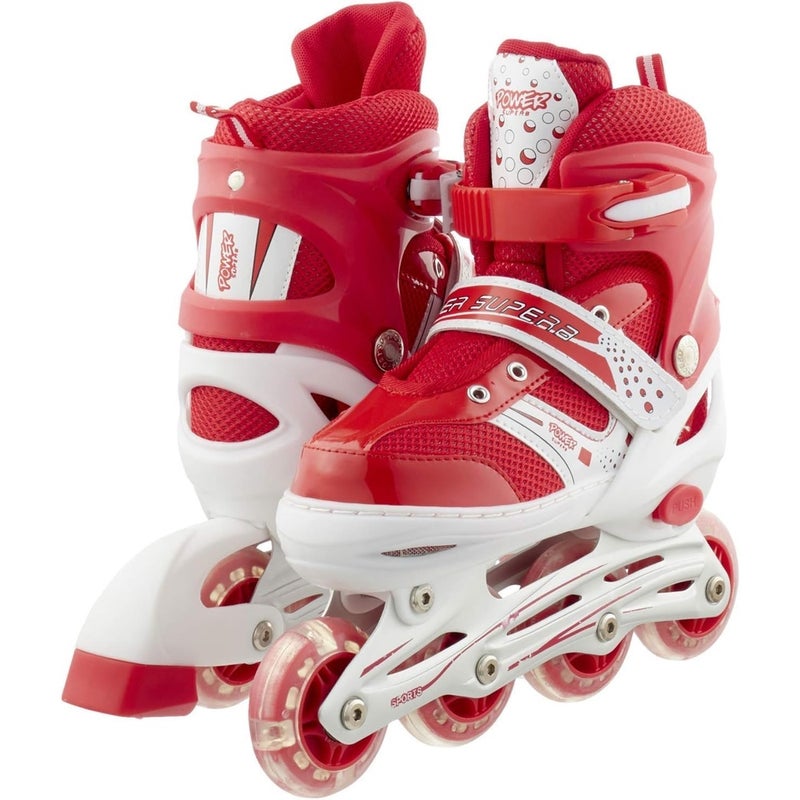 Roller Skate Shoes for Kids Medium Size - Red - SKRD-MD - Image 1