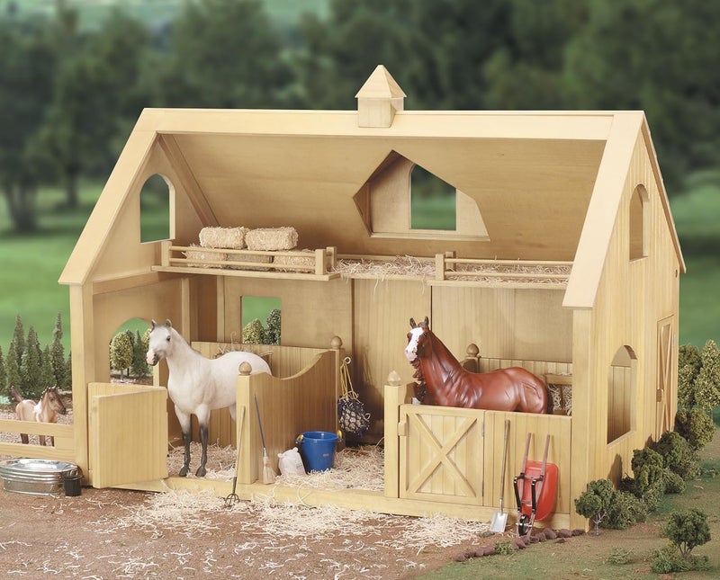 Breyer Traditional Deluxe Wood Horse Barn with Cupola Toy Model 305L x 21H - Image 5