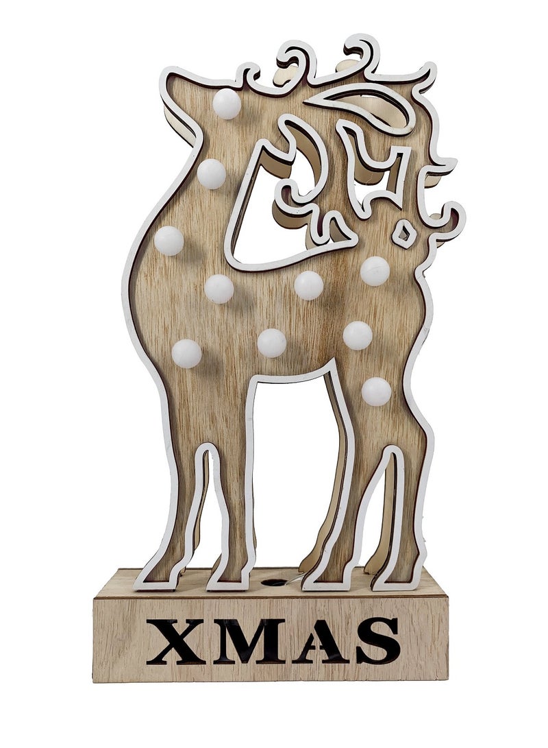 Party Magic Raindeer LED Decoration 16x32cm