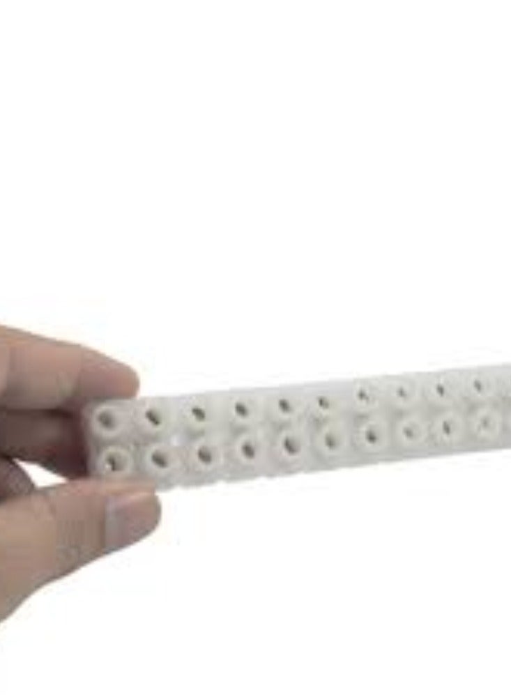 KNP KNP Ked Brooke Terminal Block Connector Strip 6mm is a versatile electrical component used for connecting and securing multiple wires in various electrical applications.  - Image 2