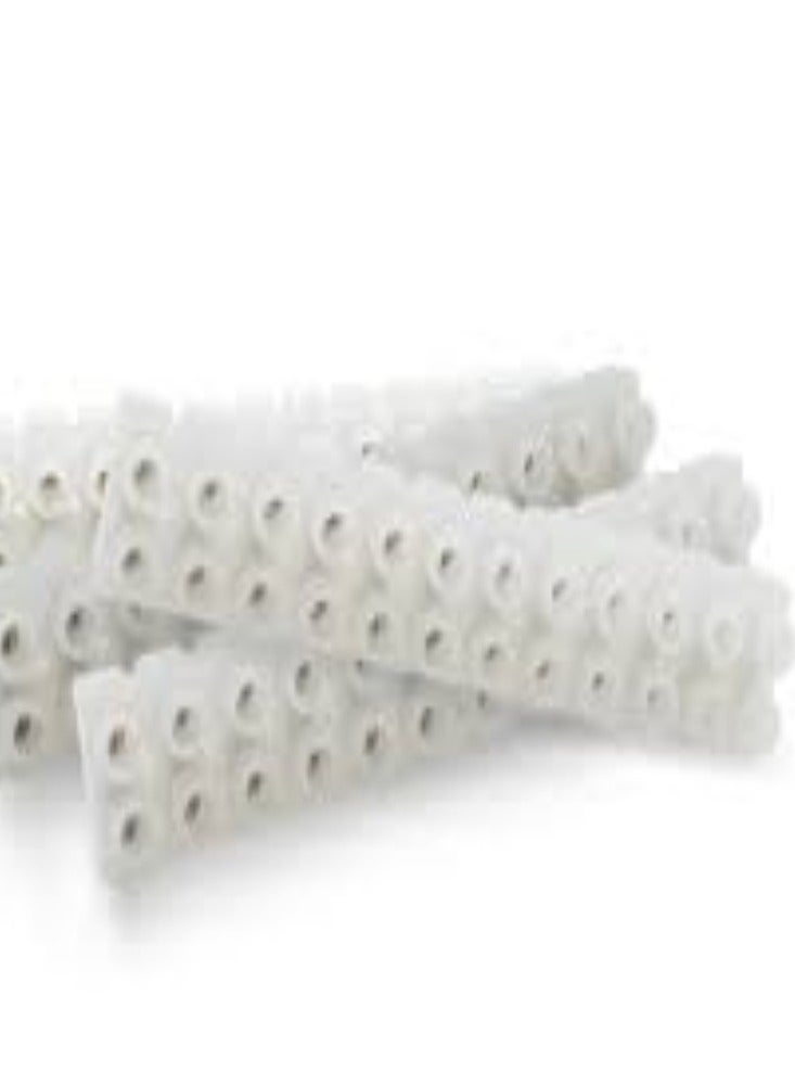 KNP KNP Ked Brooke Terminal Block Connector Strip 6mm is a versatile electrical component used for connecting and securing multiple wires in various electrical applications.  - Image 1