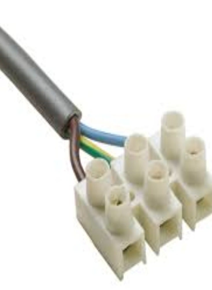 KNP KNP Ked Brooke Terminal Block Connector Strip 6mm is a versatile electrical component used for connecting and securing multiple wires in various electrical applications.  - Image 3