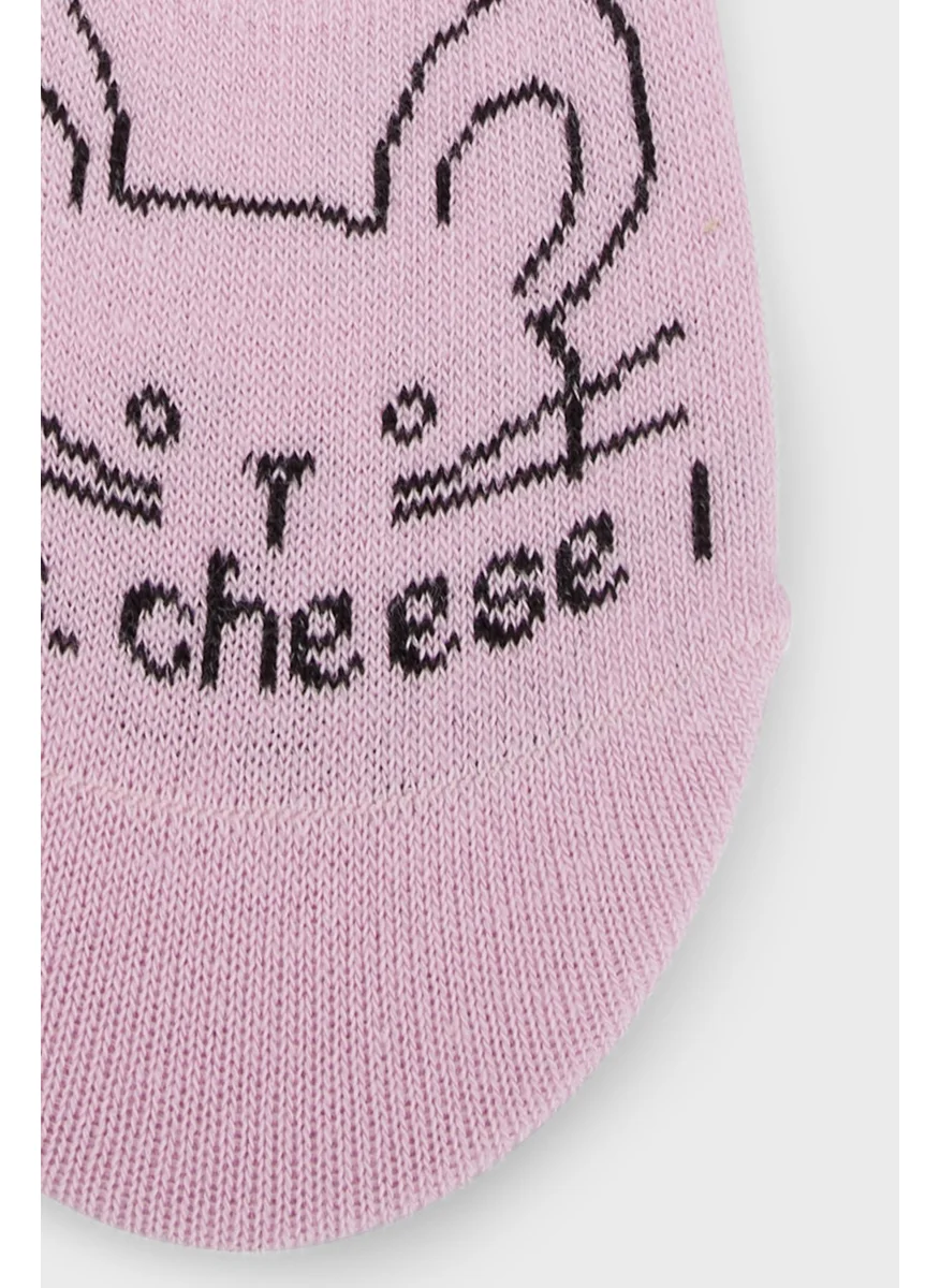Lela Patterned Soft Cotton Knitted Ballerina Socks Women's Socks 0070005