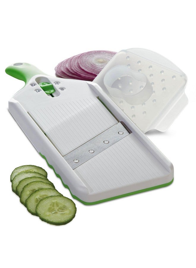 Progressive International Prepworks by Progressive Adjust-A-Slice Mandoline,Green - Image 1