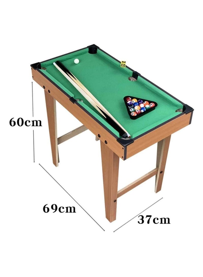 سبال طاولة بلياردو خشبية محمولة للأطفال، طاولة بلياردو عائلية صغيرة، لعبة رياضية للأولاد والبنات، طاولة سنوكر مناسبة للأطفال - Image 2