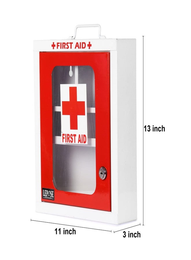 LEPOSE Wall mountable Metal First Aid Box/Emergency Medical kit/First Aid Box for School, Office/Home,Multi Partation…… - Image 4