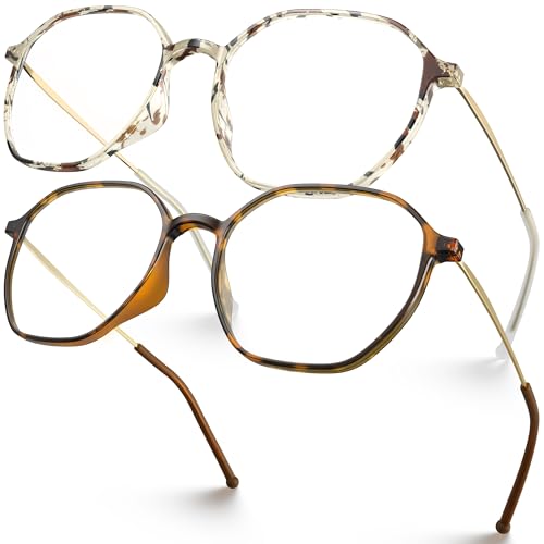 VISOONE Lightweight TR90 Blue Light Blocking Glasses Frame with Anti Glare Eye Protection for Women and Men RANE - Image 1