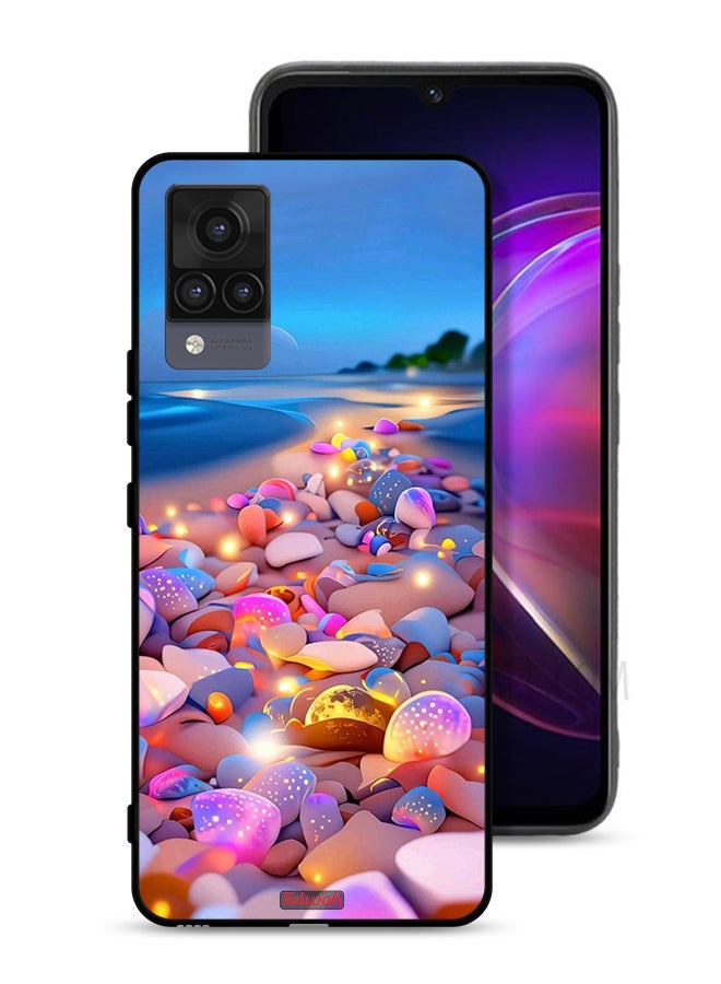 Tolwak Vivo V21 Protective Case Cover Stones Art - Image 1