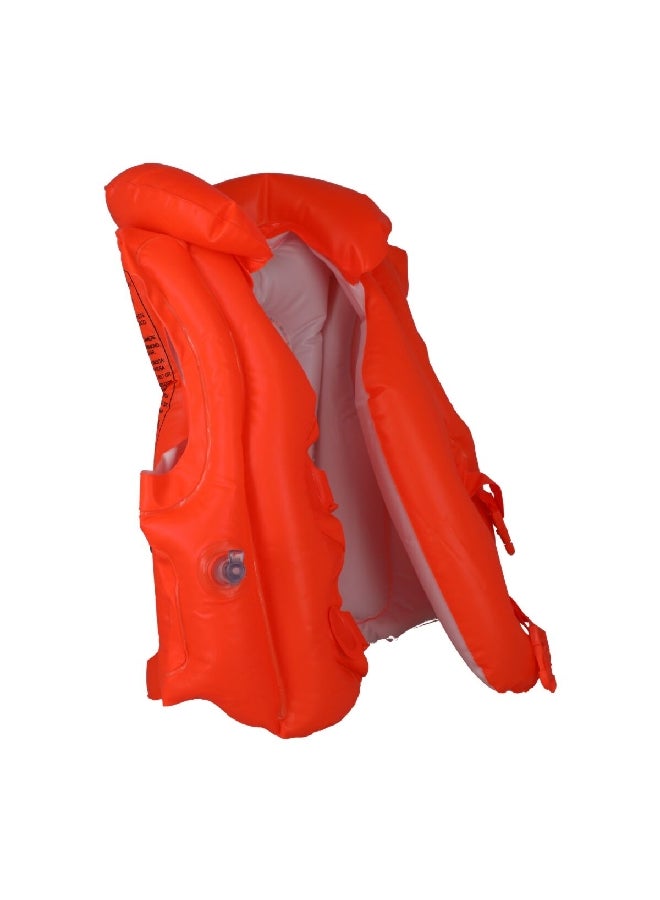 INTEX Adjustable Strap Deluxe Swim Vest Orange and White 50 x 47 cm 58671 - Image 3