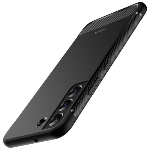 JETech Slim Fit Case for Samsung Galaxy S22 5G 61Inch Thin Phone Cover with ShockAbsorption and Carbon Fiber Design Black - Image 1