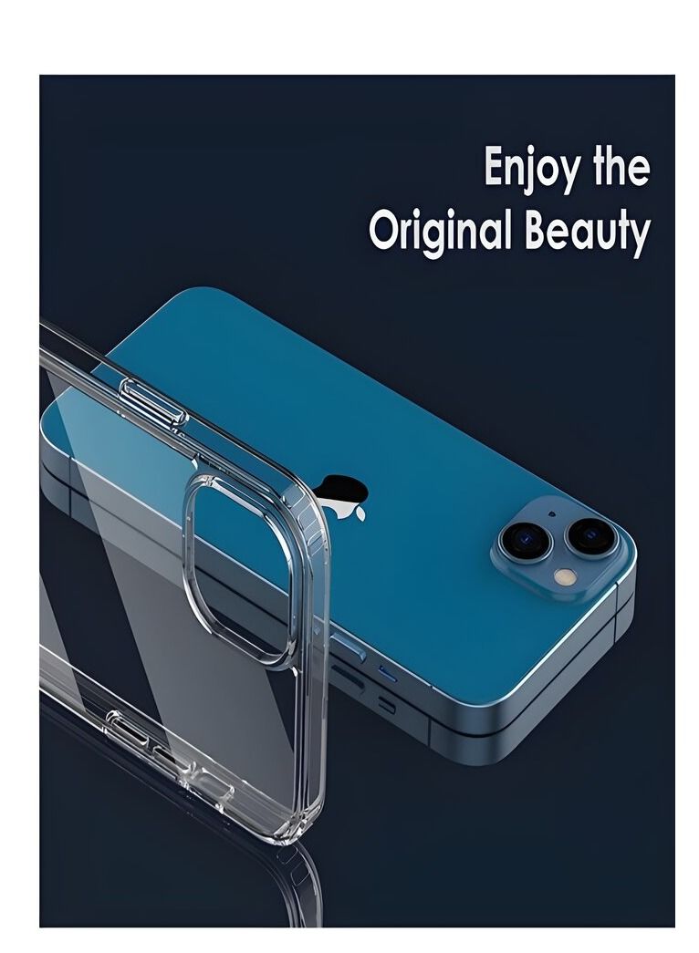 Anti-Scratch Protective Case Cover for iPhone 14 Clear - Image 3