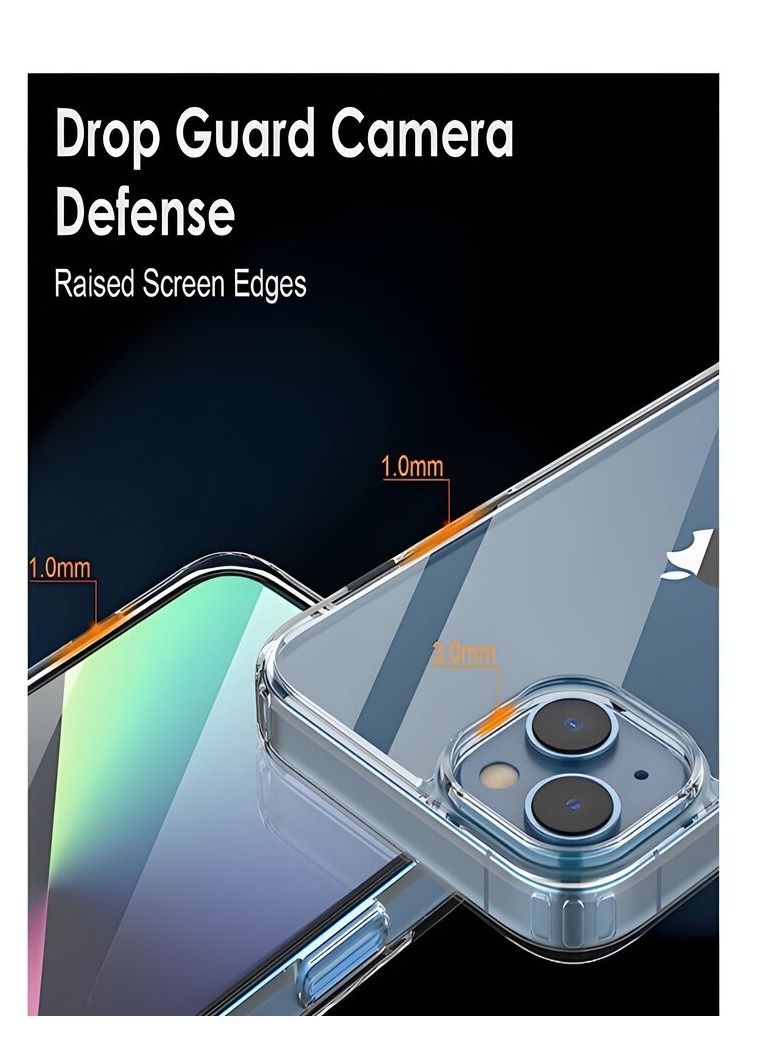 Anti-Scratch Protective Case Cover for iPhone 14 Clear - Image 2