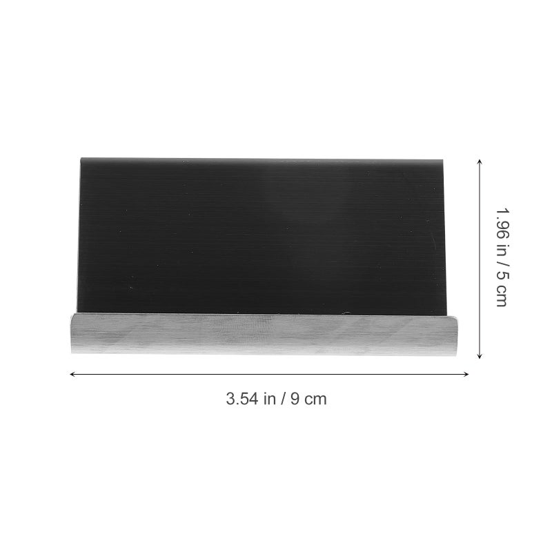 Gold Stainless Steel Business Card Holder and Phone Stand Nordic Style Desk Organizer - Image 3