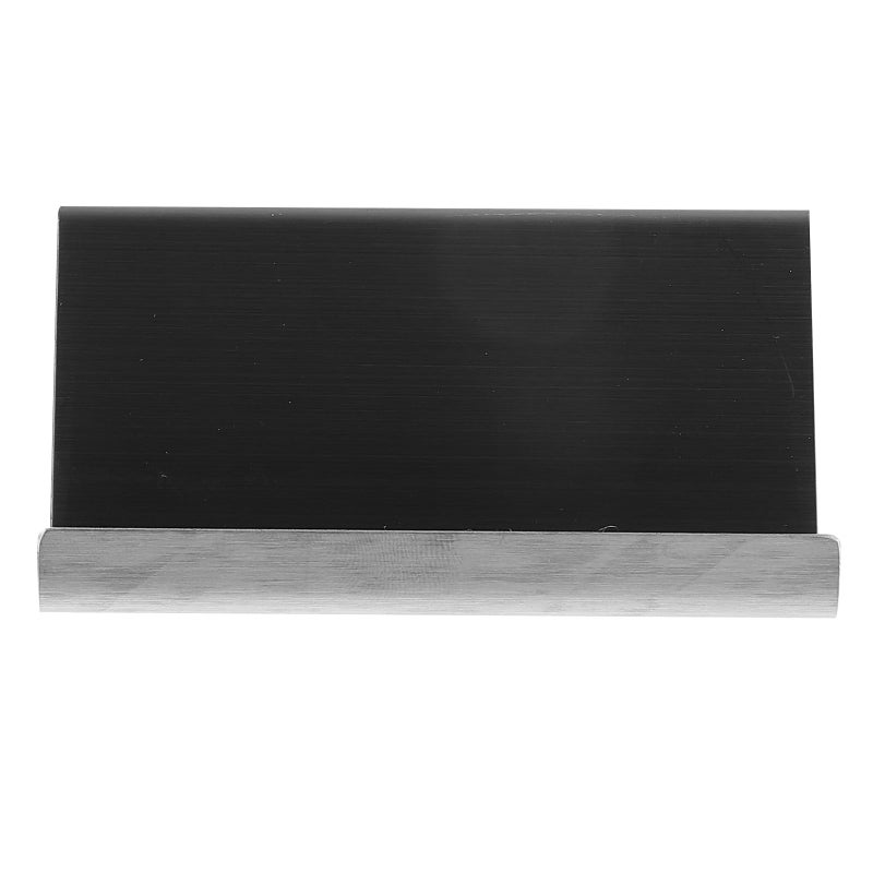 Gold Stainless Steel Business Card Holder and Phone Stand Nordic Style Desk Organizer - Image 2