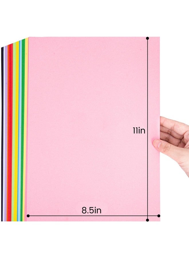 3 otters 235 Sheets Construction Paper, Heavy Duty Craft Paper Colored Art Cardstock 12 Colors for Classroom DIY Crafts Card Making Scrapbook Back to School Supplies, 8.5” x 11” - Image 2