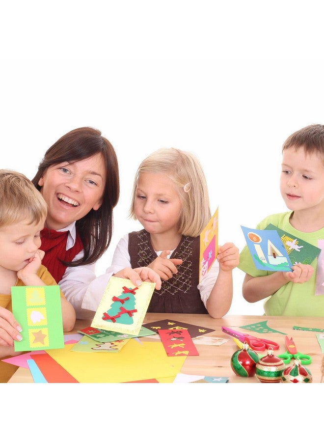 3 otters 235 Sheets Construction Paper, Heavy Duty Craft Paper Colored Art Cardstock 12 Colors for Classroom DIY Crafts Card Making Scrapbook Back to School Supplies, 8.5” x 11” - Image 5