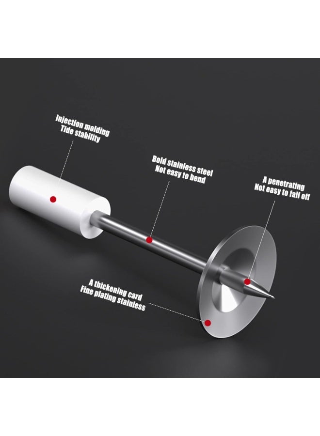 50 pcs Round Nails for Manual Steel Nail Gun, Nails for Wall Fastening Tool, Nail Gun Accessories for Concrete Ceiling Cable Ducts Fixed Slotting Device Repair Tool Home DIY - Image 3