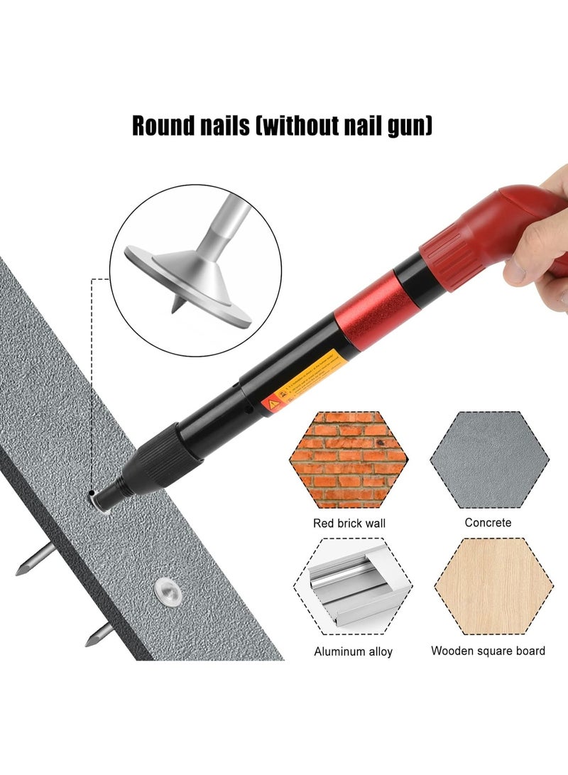 50 pcs Round Nails for Manual Steel Nail Gun, Nails for Wall Fastening Tool, Nail Gun Accessories for Concrete Ceiling Cable Ducts Fixed Slotting Device Repair Tool Home DIY - Image 5