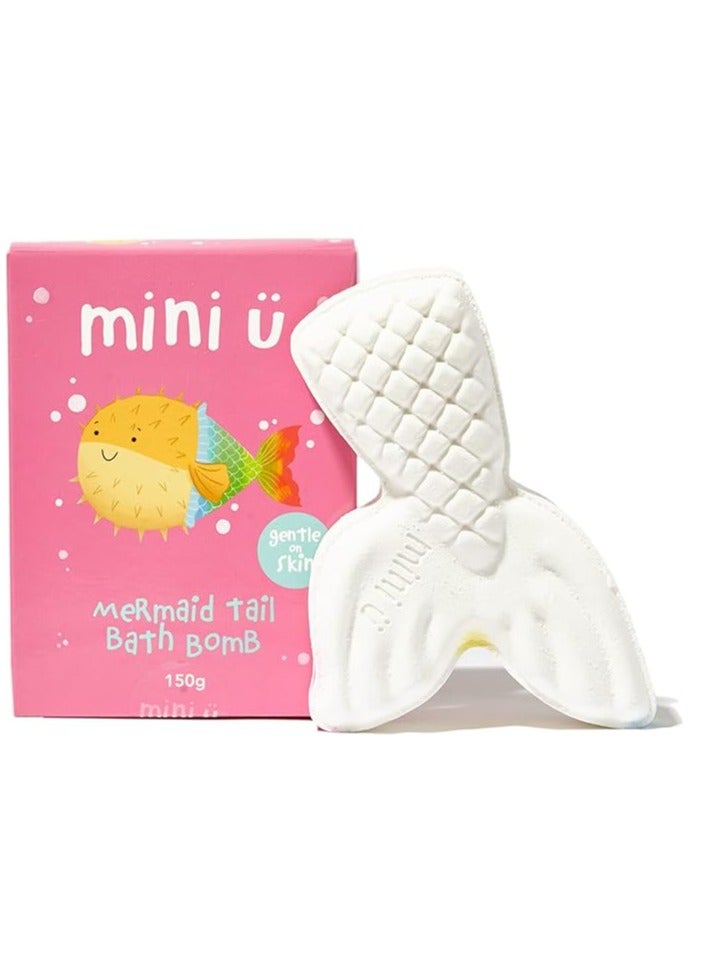Mini U Pack Of 3 Mermaid Bath Bombs - For Girls & Boys - Vegan, Non-Toxic - Gentle on Skin. - Image 2