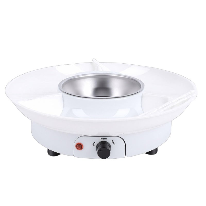 Electric Fondue Pot Set With Detachable Tray And 10 Forks For Parties US Plug - Image 2