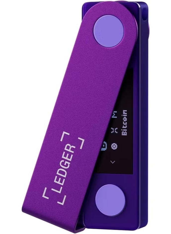 ليدجر محفظة Ledger Nano X للأجهزة | تخزين بارد آمن للعملات الرقمية ورموز NFT، شاشة كبيرة + اتصال لاسلكي عبر البلوتوث ومنفذ USB-C، تدعم أكثر من 5500 أصل وعملة، لأنظمة iOS وAndroid وMacOS وWindows - Image 1