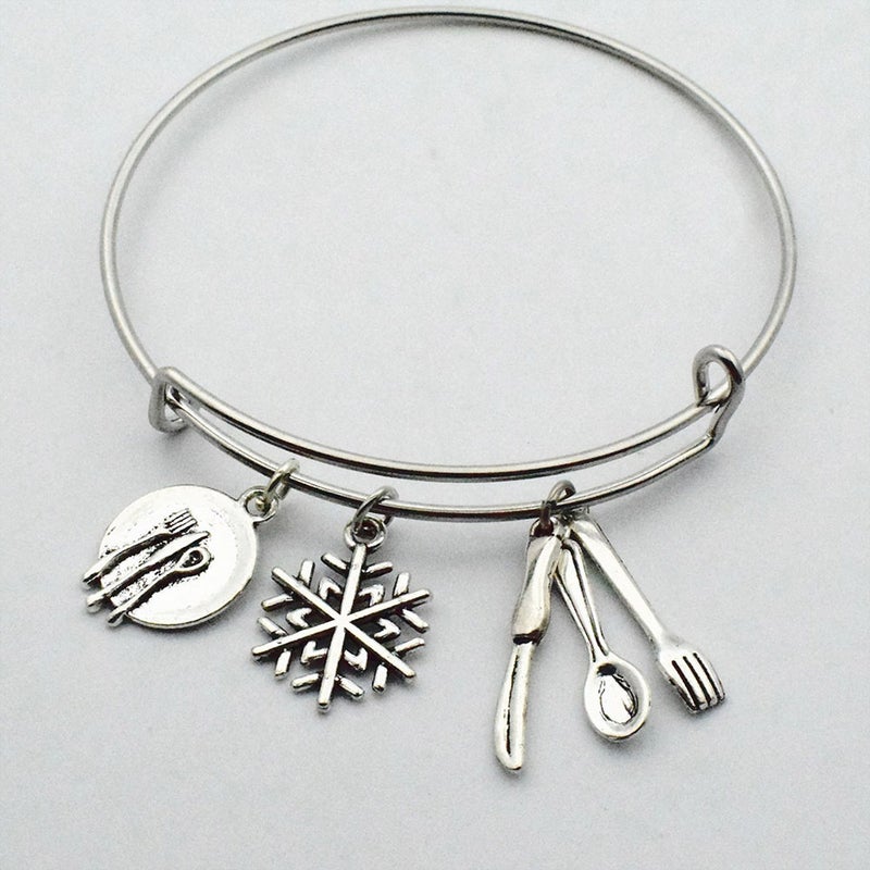 200 pcs Spoon Fork Dish DIY Accessory Pendant Tableware Bracelet Necklace Pendant Craft (100pcs/Set) - Image 5