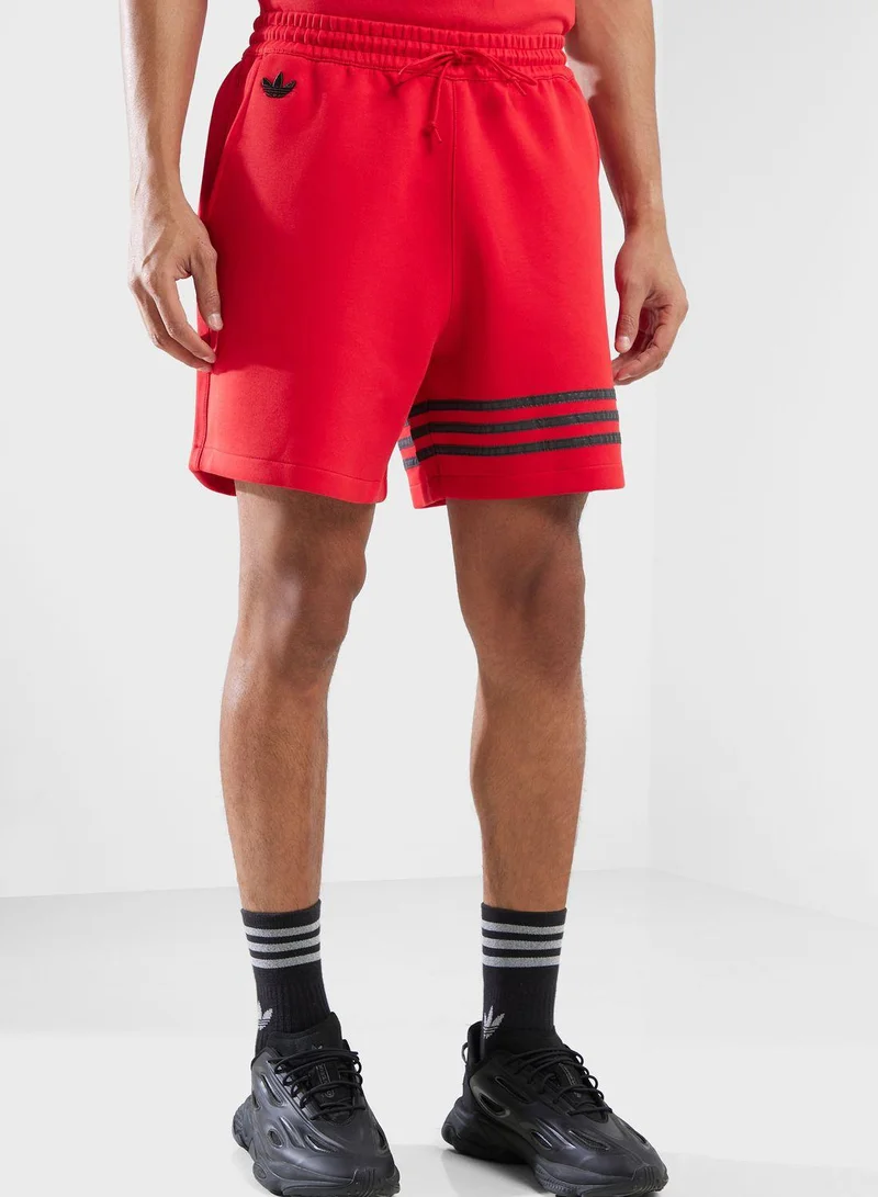 adidas شورت نيوكلاسيك شور رجالي أحمر أوريجينالز