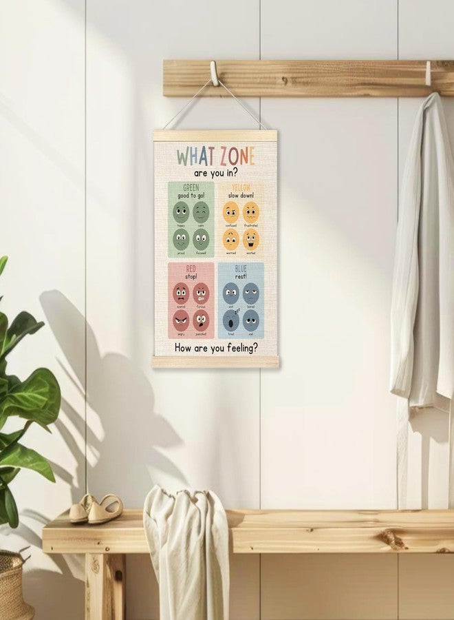 Ecezatik Zones of Regulation Poster Hanger Frame, Mental Health Wall Decor for Classroom Calm Down Corner School Counselor Office Therapy Office Decor, Mental Health Posters, 12x16 Inches - Image 5