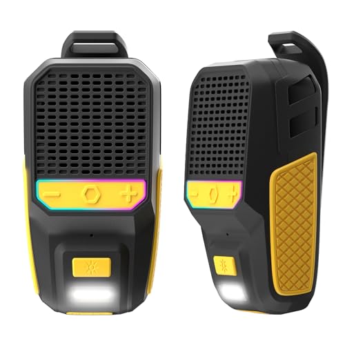 Elokipoe Wearable Bluetooth Speaker, 60Hr Clip-on Portable Bluetooth Speaker w/Mic, IPX6 Waterproof Jobsite Wireless Speaker, All Day Playtime |Handsfree Call |BT 5.4, Ideal Gift for Men Father - Image 1