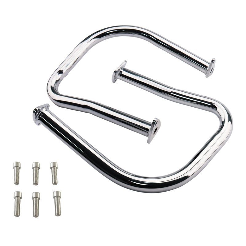 AIRCMT 1 Pair Rear Highway Bars Saddlebag Crash Bars Engine Guards for Indian Chief Vintage Chieftain 20142021 Roadmaster 20152021 Dark Horse Springfield 20162021 Challenger 2020 Chrome