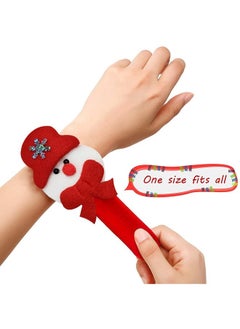 Tickles Tickles Red Santa Claus Christmas Party Hand Bracelet Band for Kids Boys & Girls (Size: 21 cm; Pack of 10)  - Image 3