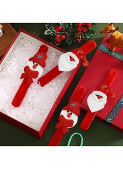 Tickles Tickles Red Santa Claus Christmas Party Hand Bracelet Band for Kids Boys & Girls (Size: 21 cm; Pack of 10)  - Image 2