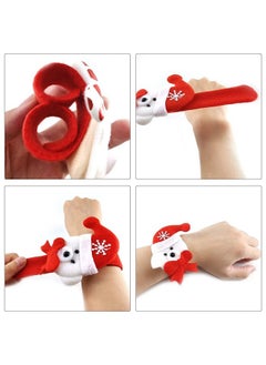 Tickles Tickles Red Santa Claus Christmas Party Hand Bracelet Band for Kids Boys & Girls (Size: 21 cm; Pack of 10)  - Image 4