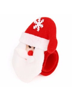 Tickles Tickles Red Santa Claus Christmas Party Hand Bracelet Band for Kids Boys & Girls (Size: 21 cm; Pack of 10)  - Image 5