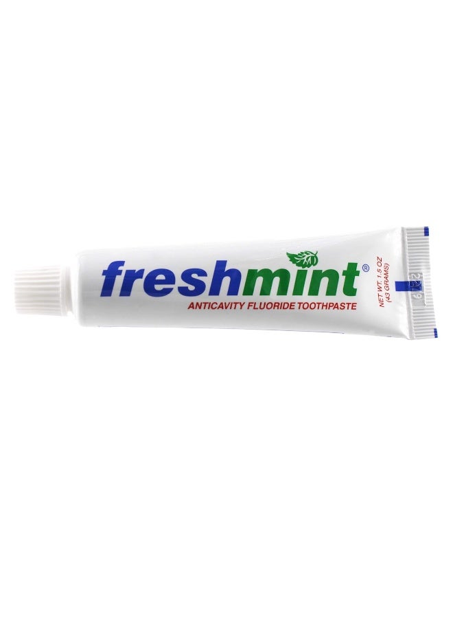Freshmint 144 أنبوب من معجون الأسنان فريشمنت 15 أونصة مضاد للتسوس معجون الأسنان لا يأتي مع صناديق فردية لتوفير إضافي - Image 1