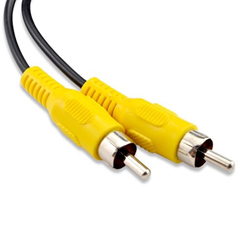 OLLGEN RCA Video Cable,Digital Audio Coaxial Cable with Male to Male Single Plug,A/V Extension Cord for Subwoofer Car Rear View Parking Buckup Camera,5M/16Feet - Image 2