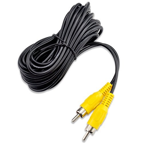 OLLGEN RCA Video Cable,Digital Audio Coaxial Cable with Male to Male Single Plug,A/V Extension Cord for Subwoofer Car Rear View Parking Buckup Camera,5M/16Feet - Image 1