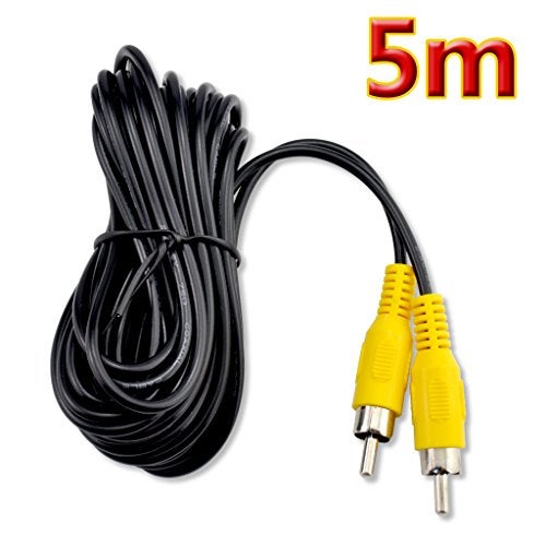 OLLGEN RCA Video Cable,Digital Audio Coaxial Cable with Male to Male Single Plug,A/V Extension Cord for Subwoofer Car Rear View Parking Buckup Camera,5M/16Feet - Image 3