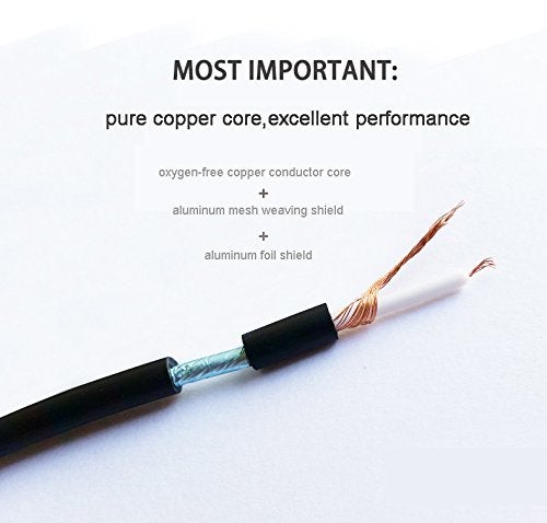 OLLGEN RCA Video Cable,Digital Audio Coaxial Cable with Male to Male Single Plug,A/V Extension Cord for Subwoofer Car Rear View Parking Buckup Camera,5M/16Feet - Image 4