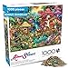 Buffalo Games 1000 Piece Jigsaw Puzzle Aimee Stewart Merry Mushroom Village Picnic Made in USA Premium Recycled Board FullColor Poster Giftable - Image 3