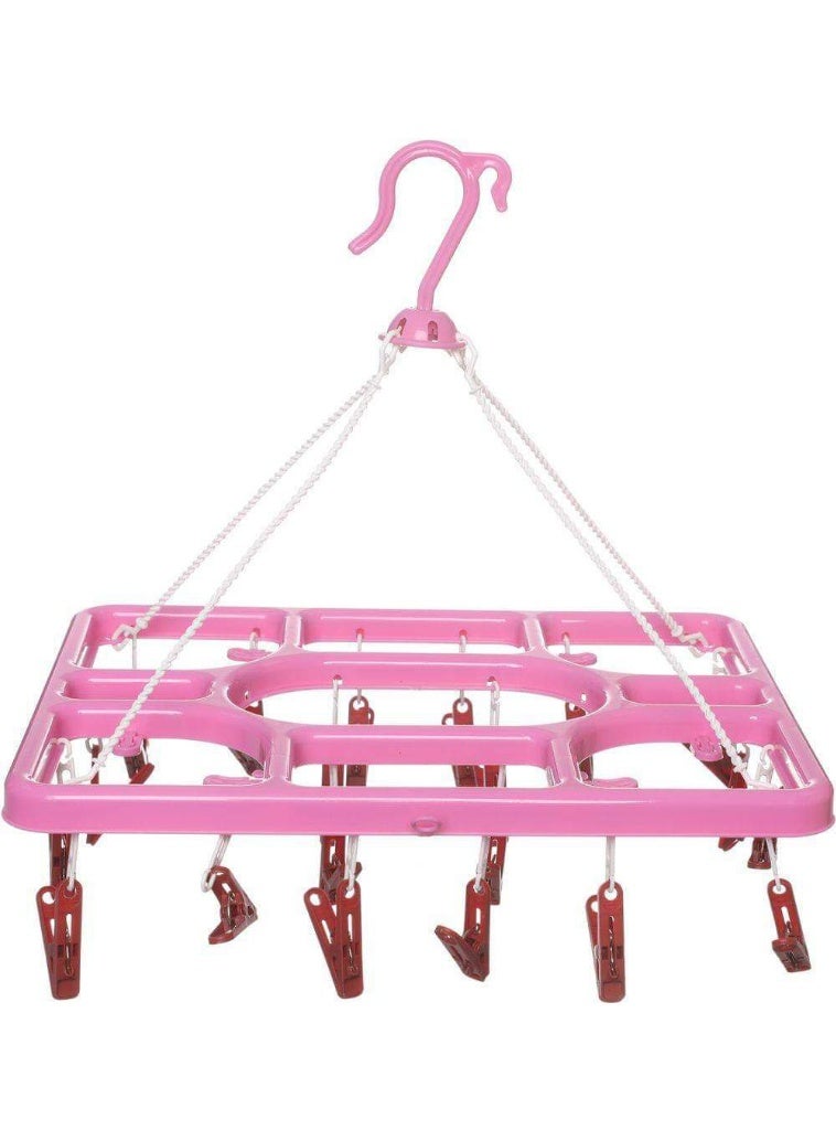 Multi colored plastic square bathroom clothes dryer - Image 5