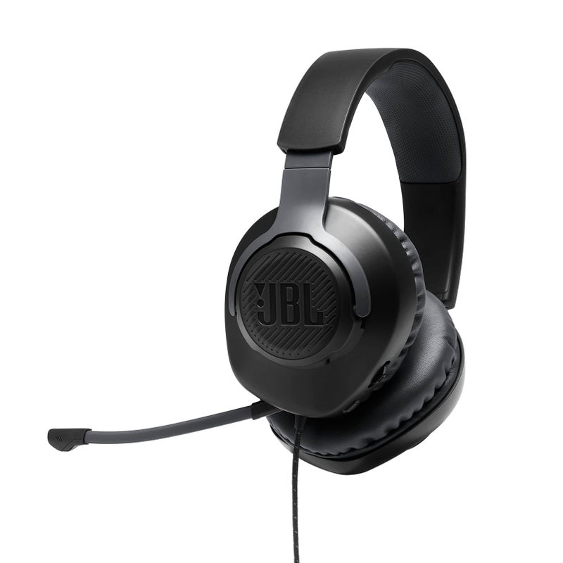 JBL Quantum 100 - Wired Over-Ear Gaming Headphones - Black, Large - Image 1