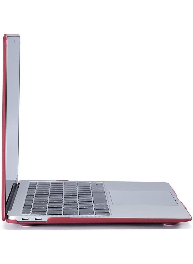 AMM Plastic Hard Shell Case Cover Compatible with MacBook Air 13-Inch with Retina Display & Touch ID, Model:- M1 A2337/A2179/A1932 Release 2022/2021/2020/2019/2018, Wine Red  - Image 5