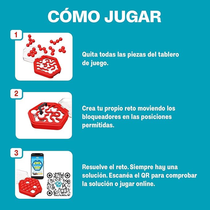 SmartGames Smart Games - Iq Mini Hexpert | Jigsaw Puzzles Kids & Adults | Kid Game 7 Years Or Over | Wit Games | Travel Games For Kids | Random Color - Image 3
