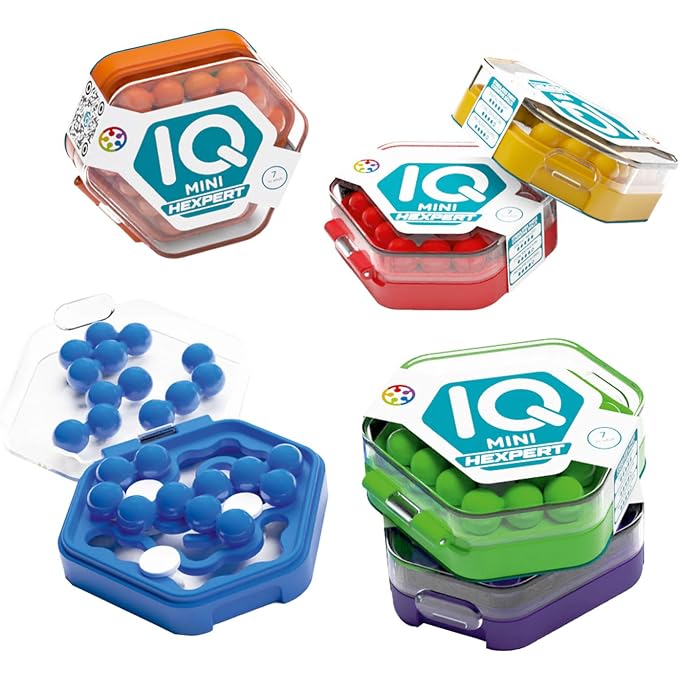 SmartGames Smart Games - Iq Mini Hexpert | Jigsaw Puzzles Kids & Adults | Kid Game 7 Years Or Over | Wit Games | Travel Games For Kids | Random Color - Image 1