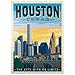 MyPuzzle.com MyPuzzle Houston Texas City with No Limits Vintage Poster Premium 500 Piece Jigsaw Puzzle for Adults - Image 2