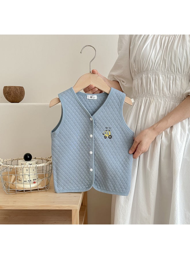 Baby Vest Children's Spring And Autumn Baby Vest Thin Cotton Vest Autumn And Winter Children's Boys And Girls Infant Waistcoat
