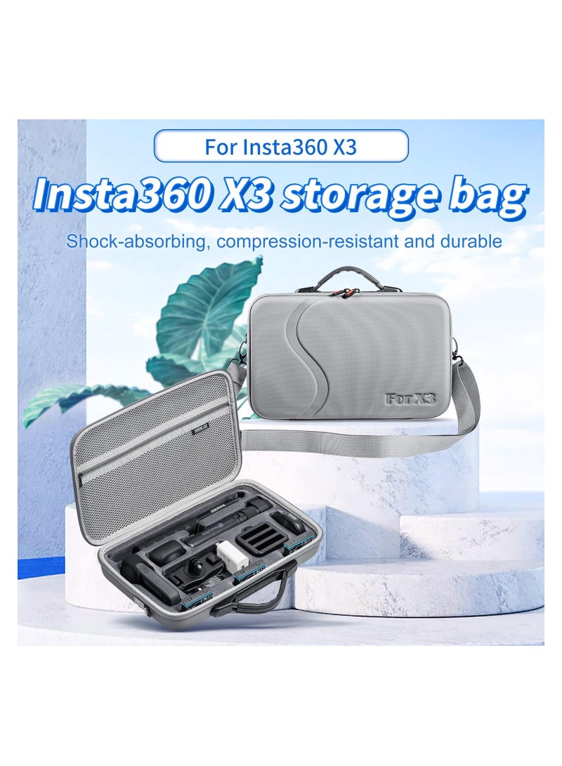 Carry Case for Insta360 X3 Accessories, Waterproof Carrying Case Protective Travel Case for Insta360 X3 One Camera Accessories  - Image 2